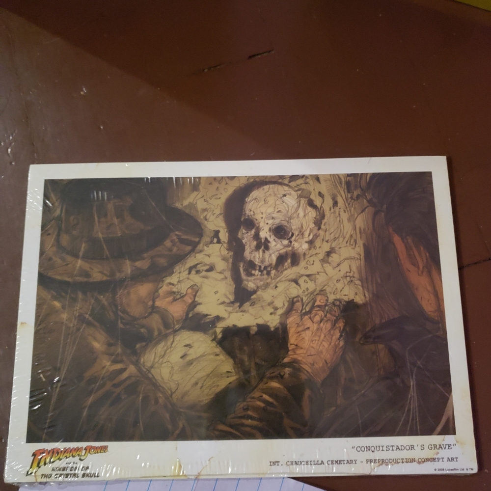 Indiana Jones-Preproduction Art lithos-2008-Kingdom of the Crystal Skull- Sealed
